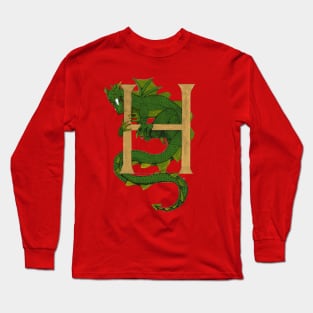 Green Dragon Letter H 2023 Long Sleeve T-Shirt